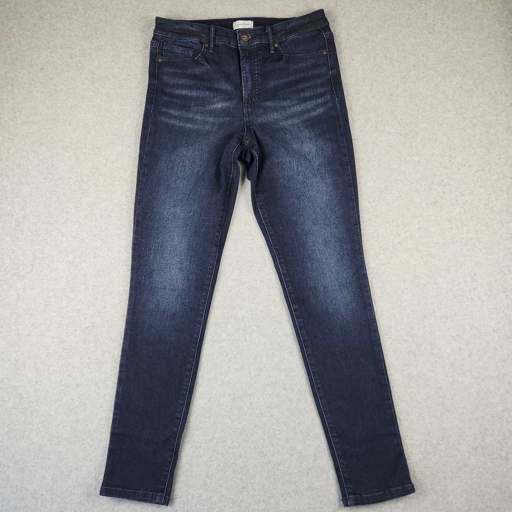 Jessica Simpson Jeans Women's 8 Skinny Stretch Denim Mid Rise Pants Dark Wash‎